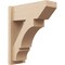 Ekena Millwork 7 1/2-in W x 18-in D x 22-in H Balboa Slat Rough Cedar Woodgrain TimberThane Outlooker, Primed Tan OUTUR075X18X22BOA24RCPR - alternate 1